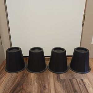 Black Bed Risers 6 Inches